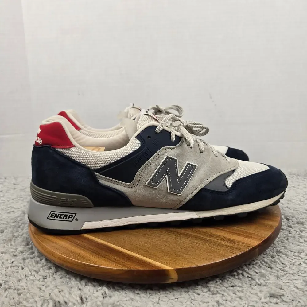 New Balance Men 13D 577 Made in England Dark Blue White Lifestyle Casual Sneaker